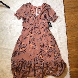 Express ruffled dress